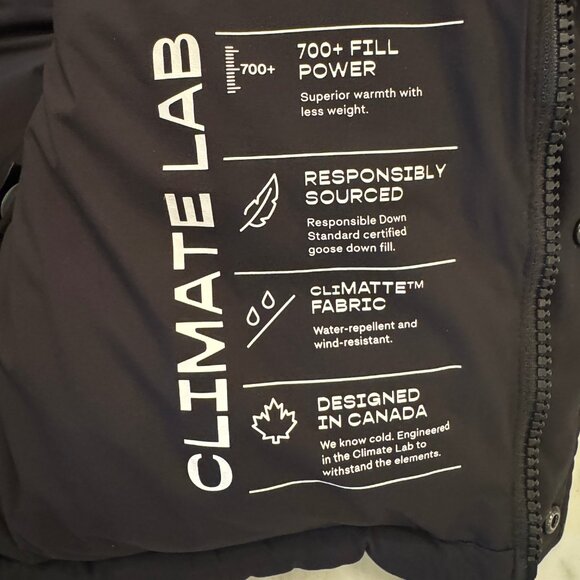 Like new! Aritzia The Super Puff Shorty cliMATTE Goose Down Jacket in Black Sz M - Picture 9 of 12